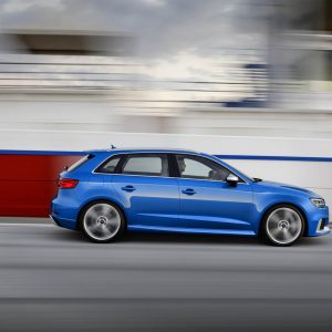 Photo sur route Audi RS 3 Sportback restylée (2017)