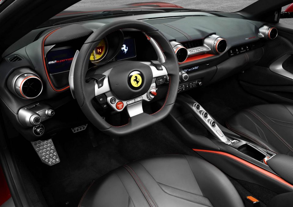 Photo intérieur Ferrari 812 Superfast (2017)