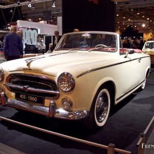 Photo Peugeot 403 Cabriolet 1960 – Salon Rétromobile Paris 2017