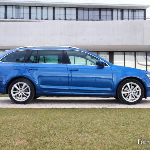 Photo profil Škoda Octavia Combi break restylée (2017)