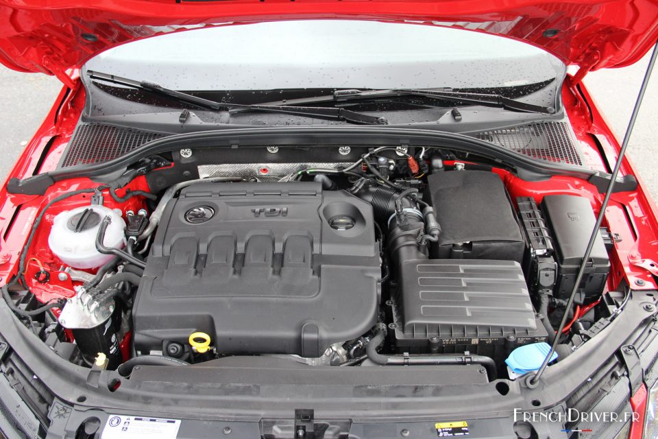 Photo moteur diesel 2.0 TDI 150 Škoda Octavia restylée (2017)
