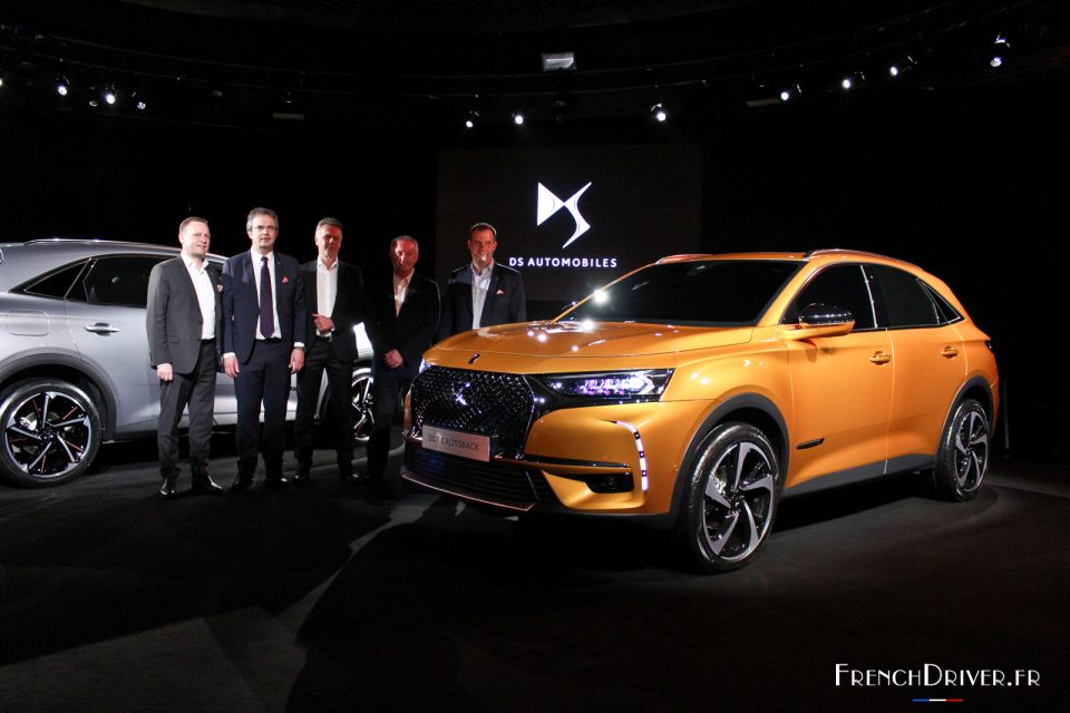 Photo reveal DS 7 Crossback - Présentation à Paris (Février 2