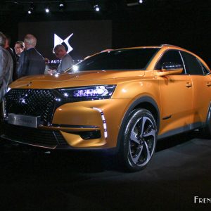 Photo 3/4 avant DS 7 Crossback – Présentation à Paris (Févrie