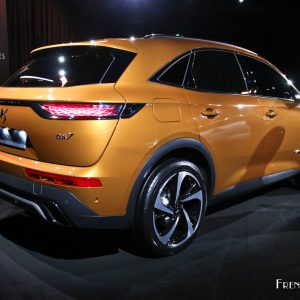 Photo 3/4 arrière DS 7 Crossback – Présentation à Paris (Fév