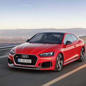 Photo 3/4 avant dynamique nouvelle Audi RS 5 (2017)