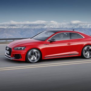 Photo profil dynamique nouvelle Audi RS 5 (2017)