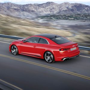 Photo route dynamique nouvelle Audi RS 5 (2017)