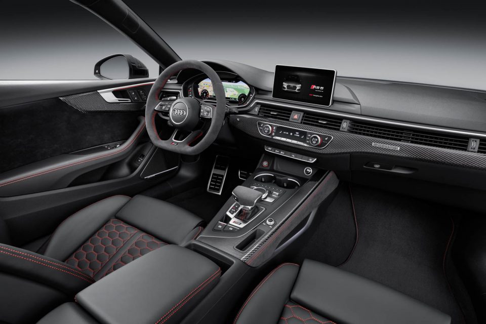 Photo intérieur cuir nouvelle Audi RS 5 (2017)