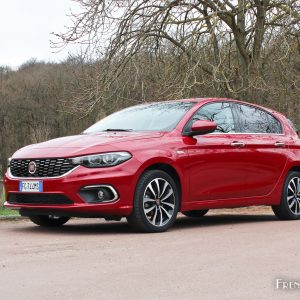 Photo essai 3/4 avant Fiat Tipo 5 portes DCT (2017)