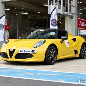 Photo Alfa Romeo 4C Spider – Exclusive Drive 2017 – Le Mans