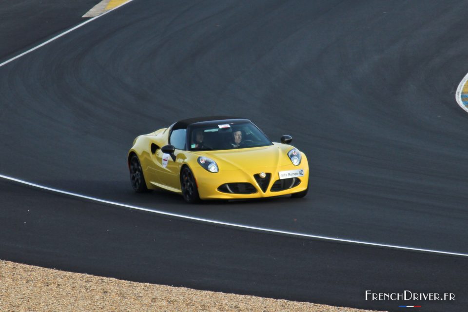 Photo Alfa Romeo 4C Spider - Exclusive Drive 2017 - Le Mans