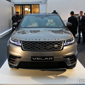 Photo face avant Range Rover Velar – Paris (2017)