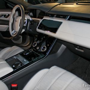 Photo intérieur cuir Range Rover Velar – Paris (2017)