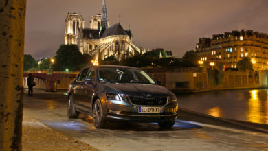 Photo of La nouvelle Škoda Octavia en balade nocturne à Paris