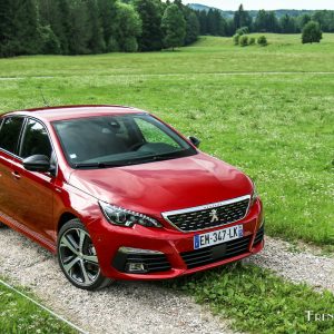 Photo 3/4 avant essai Peugeot 308 GT Line restylée (2017)