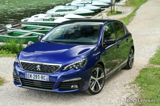 Photo 3/4 avant essai Peugeot 308 GT restylée (2017)