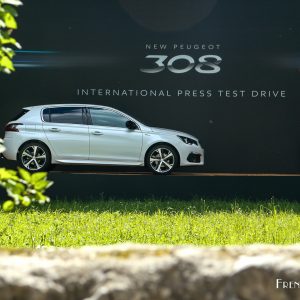 Photo essais presse Peugeot 308 restylée (2017)