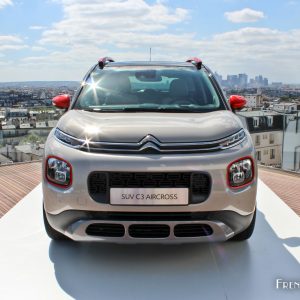 Photo face avant Citroën C3 Aircross – Présentation à Paris (