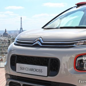 Photo calandre avant Citroën C3 Aircross – Présentation à Par