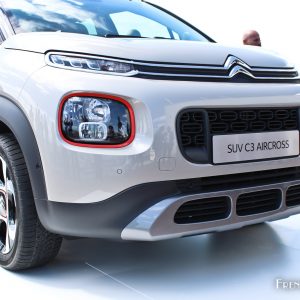 Photo bouclier avant Citroën C3 Aircross – Présentation à Par