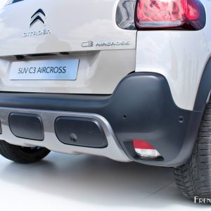 Photo bouclier arrière Citroën C3 Aircross – Présentation à