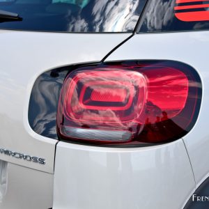 Photo feu arrière LED Citroën C3 Aircross – Présentation à P