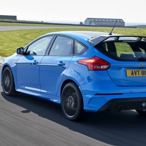 Photo 3/4 arrière dynamique Ford Focus RS Pack Performance (201