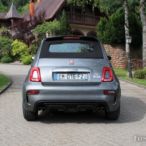 Photo face arrière Abarth 595 Pista (2017)