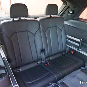Photo sièges arrière cuir noir Audi SQ7 TDI (2017)