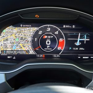 Photo compteurs Virtual Cockpit Audi SQ7 TDI (2017)