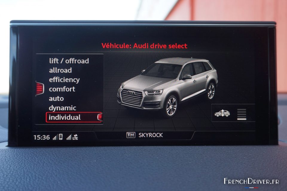 Photo Audi Drive Select Audi SQ7 TDI (2017)