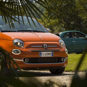 Photo officielle Fiat 500 Anniversario Orange Sicilia (2017)