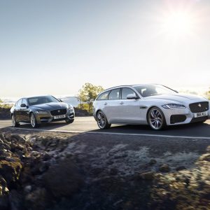 Photo officielle berline et break Jaguar XF Sportbrake (2017)