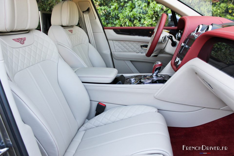 Photo sièges avant cuir Portland / Fireglow Bentley Bentayga (2