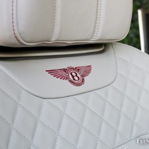 Photo détail cuir Portland surpiqué Bentley Bentayga (2017)