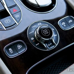 Photo sélecteur mode conduite Bentley Bentayga (2017)