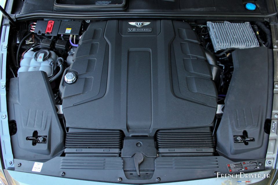 Photo moteur 4.0 V8 Diesel 435 ch Bentley Bentayga (2017)
