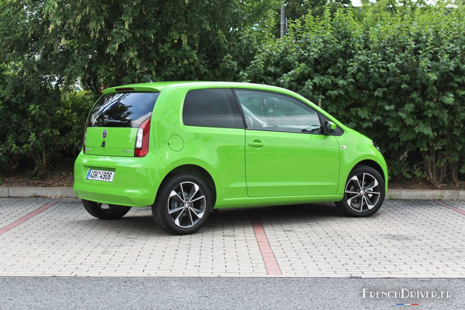 Photo 3/4 arrière Skoda Citigo restylée (2017)