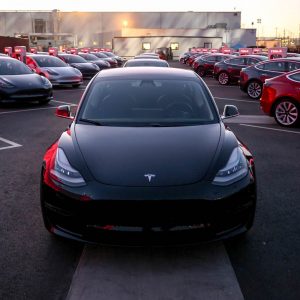 Photo premières livraisons Tesla Model 3 (2017)