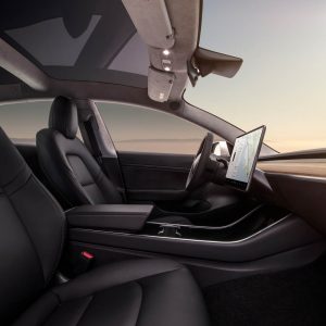 Photo sièges avant Tesla Model 3 (2017)