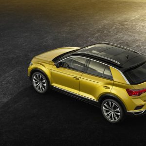 Photo officielle Volkswagen T-Roc Jaune (2017)