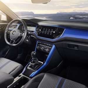 Photo intérieur bleu Volkswagen T-Roc (2017)