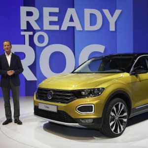 Photo présentation officielle Volkswagen T-Roc (2017)