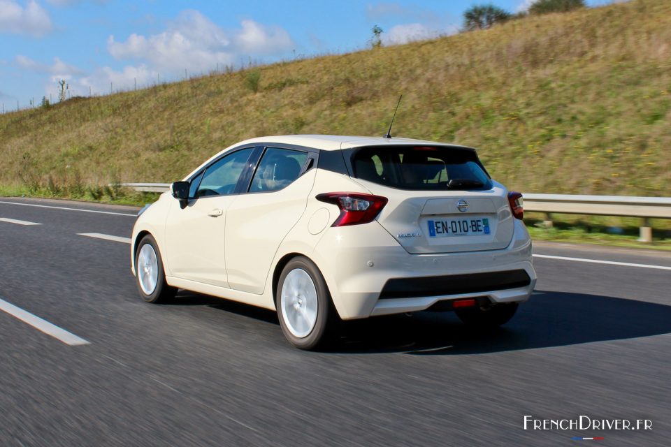 Photo essai dynamique Nissan Micra V (2017)