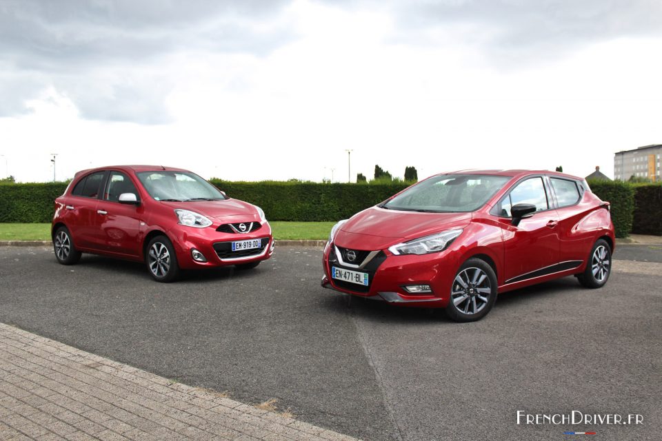 Photo comparatif Nissan Micra V (2017)