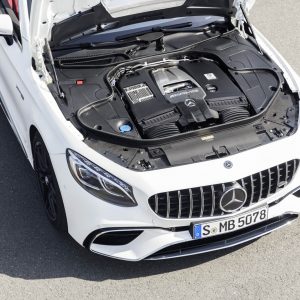 Photo moteur 4.0 V8 611 ch Mercedes AMG S 63 Cabriolet restylée