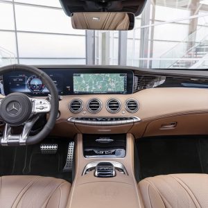 Photo officielle intérieur cuir marron Mercedes-AMG S 65 Coupé