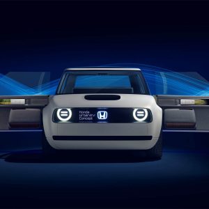 Photo face avant portes ouvertes Honda Urban EV Concept (2017)