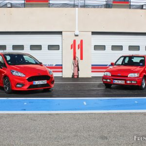 Photo essai Ford Fiesta VII ST Line (2017) et Fiesta XR2i (1992)