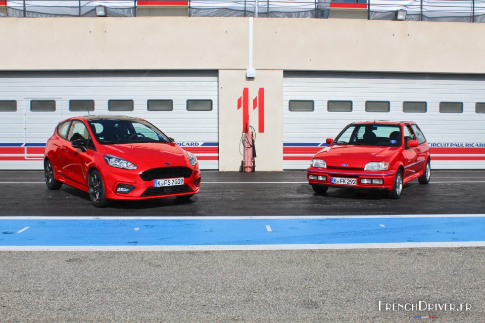 Photo essai Ford Fiesta VII ST Line (2017) et Fiesta XR2i (1992)